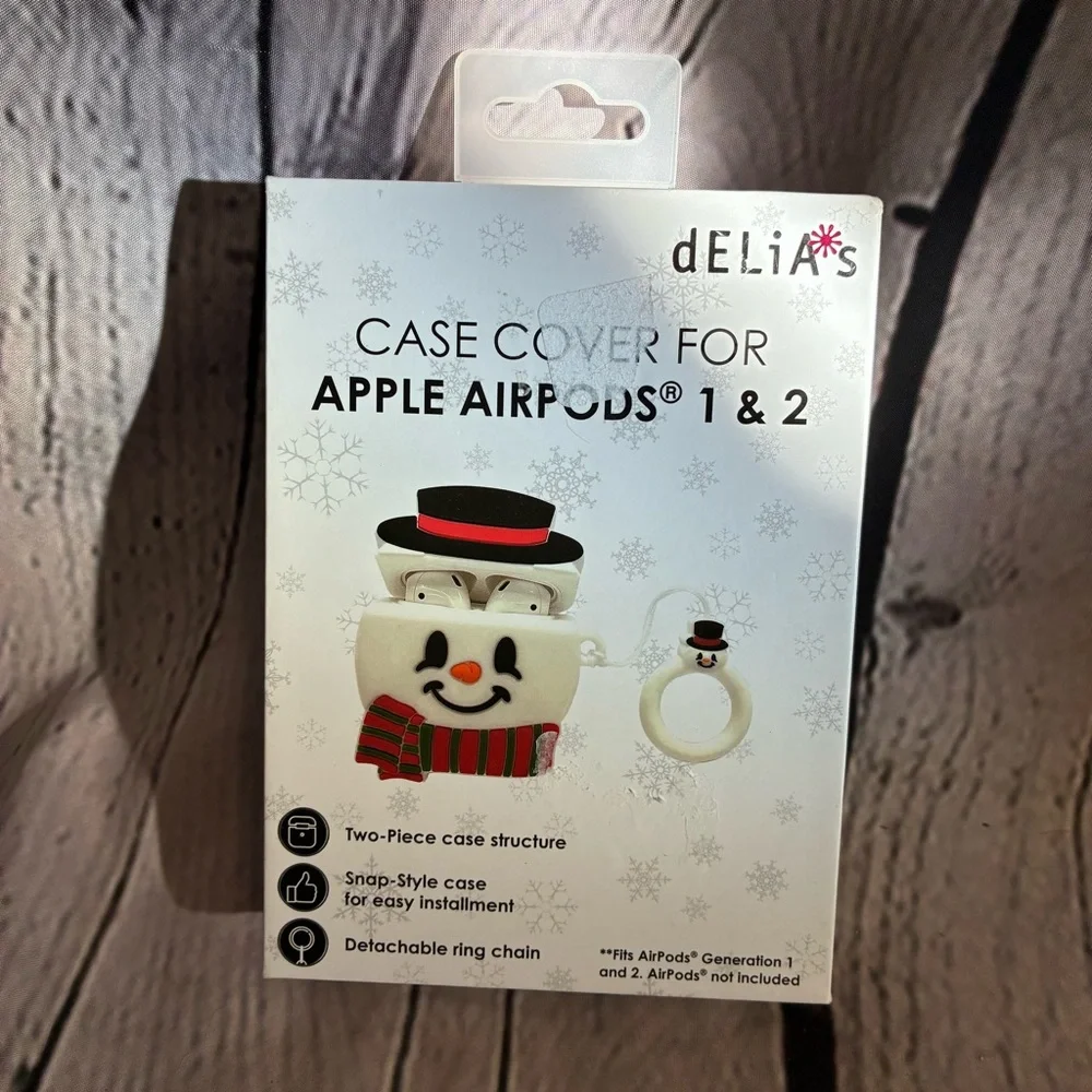 5/$20 Delia's Frosty the Snowman Case Cover For Apple‎ AirPods Gen 1 And 2 NEW